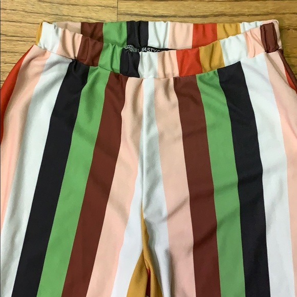 NastyGal Strip Pants - Picture 2 of 5